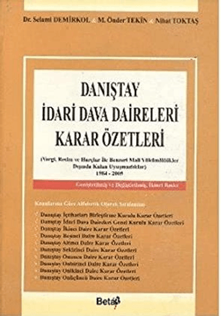 Danıştay İdari Dava Daireleri Karar Özetleri