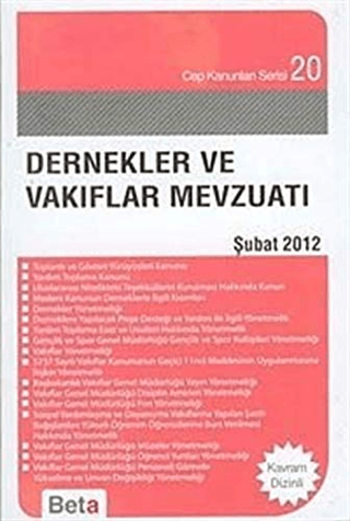 Dernekler ve Vakıflar Mevzuatı