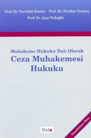 Muhakeme Hukuku Dalı Olarak - Ceza Muhakemesi Hukuku