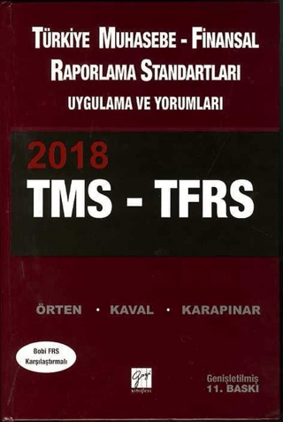 Türkiye Muhasebe - Finansal Raporlama Standartları TMS - TFRS 2018