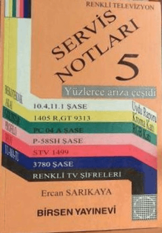 Renkli Televizyon Servis Notları 5
