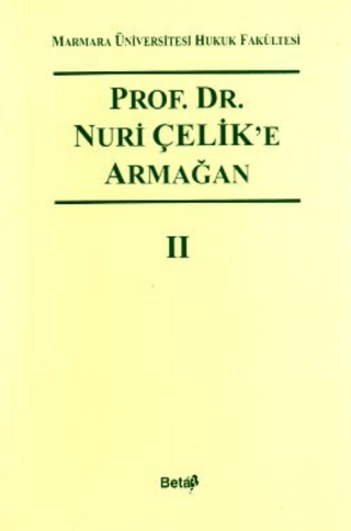 Prof. Dr. Nuri Çelik’e Armağan 2