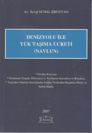 Denizyolu ile Yük Taşıma Ücreti (Navlun)