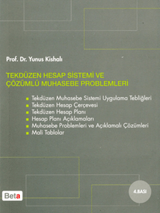 Tekdüzen Hesap Sistemi ve Çözümlü Muhasebe Problemleri