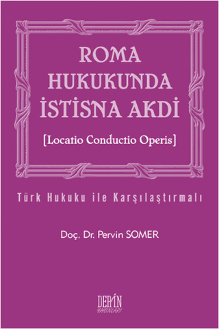 Roma Hukukunda İstisna Akdi