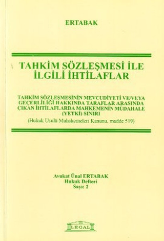Tahkim Sözleşmesi İle İlgili İhtilaflar