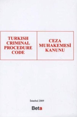 Turkish Criminal Procedure Code - Ceza Muhakemesi Kanunu