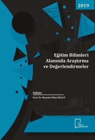 Eğitim Bilimleri Alanında Araştırma ve Değerlendirmeler
