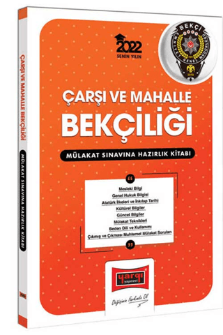 2022 Çarşı ve Mahalle Bekçiliği Mülakat Sınavına Hazırlık Kitabı