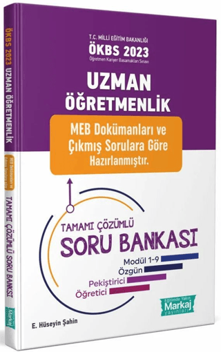 2023 Uzman Öğretmenlik Tamamı Çözümlü Soru Bankası