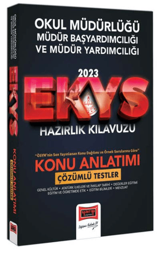 2023 EKYS Okul Müdürlüğü, Müdür Başyardımcılığı ve Müdür Yardımcılığı Konu Anlatımı ve Çözümlü Testler