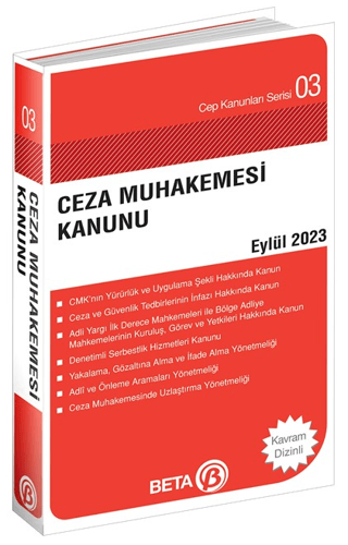 Ceza Muhakemesi Kanunu - Eylül 2023