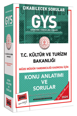 2024 GYS Müze Müdür Yardımcılığı Kadrosu İçin Konu Anlatımı ve Sorular