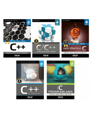 C/C++ Programlama Seti 2 (5 Kitap Takım)