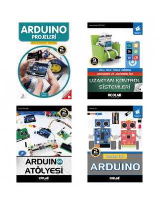 Arduino Atölye Seti (4 Kitap Takım)