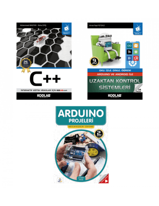 Arduino Eğitim Seti 2 (3 Kitap Takım)