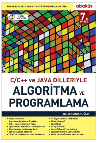 C/C ve Java Dilleriyle Algoritma ve Programlama